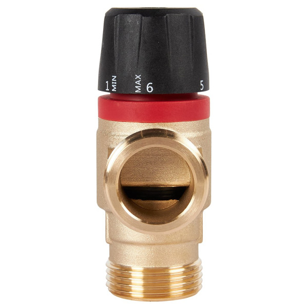 Вентиль термостатический смесительный Rommer 1" НН 20-43 С, KV 2,5 (боковое смешивание) (RVM-0231-254325)