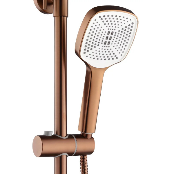 Душевая система с изливом Rea Argus Copper mat (REA-P3001)