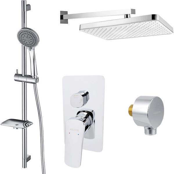Комплект смесителей Aquatek Вега Set 4 в 1 AQ1046CR+AQ2081CR+AQ2454CR+AQ2011CR (AQ1074CR) Комплект смесителей Aquatek Вега Set 4 в 1 AQ1046CR+AQ2081CR+AQ2454CR+AQ2011CR (AQ1074CR)