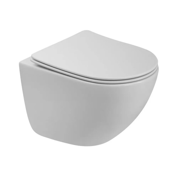 Унитаз подвесной BelBagno Amanda безободковый (BB051CH-TOR-FC/BB051SC)