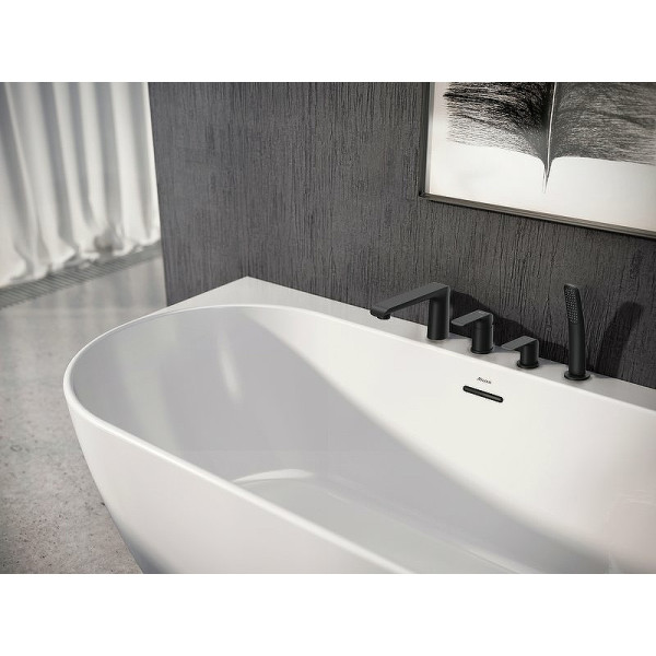 Смеситель для ванны и душа Ravak каскадный FL 026.20 черный (X070176)