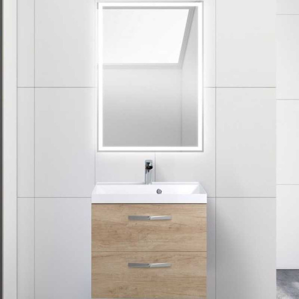 Тумба подвесная BelBagno Aurora 60 см Rovere Nebrasca Nature (Aurora-600-2C-SO-RNN)