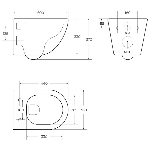 Унитаз подвесной BelBagno Sfera-Tor безободковый (BB046CH-TOR/BB2111SC)