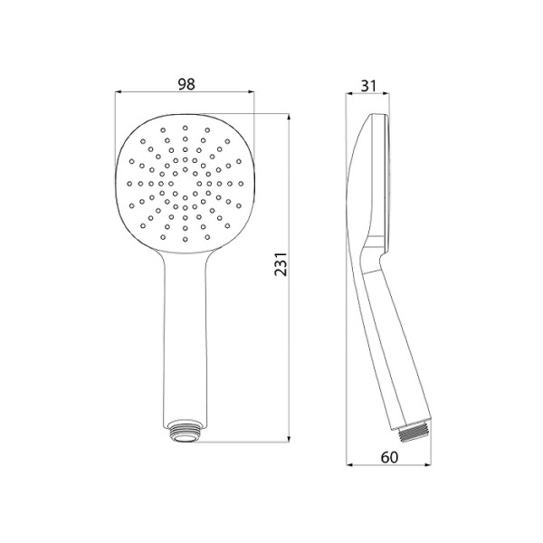 Лейка душевая Iddis Optima Home хром (OPH1F98i18)