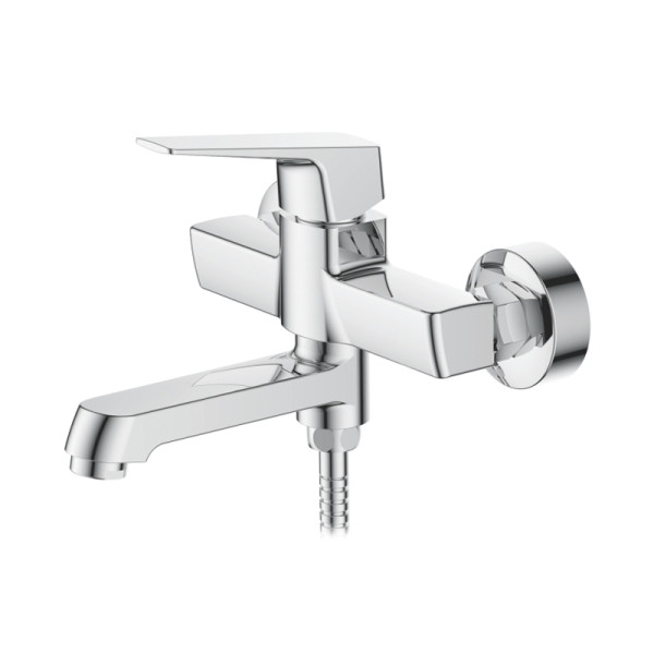 Смеситель для ванны и душа Ledeme с душевым гарнитуром, хром (L3181) Смеситель для ванны и душа Ledeme с душевым гарнитуром, хром (L3181)