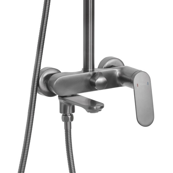 Душевая система с изливом Rea Marco Titanium (REA-P5600)