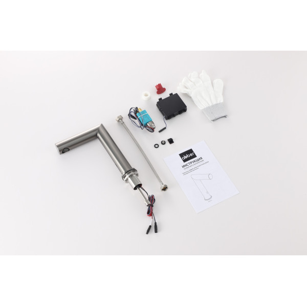 Смеситель для раковины Abber Perfekte 316 оружейная сталь брашированная (AF8A101BGGS)