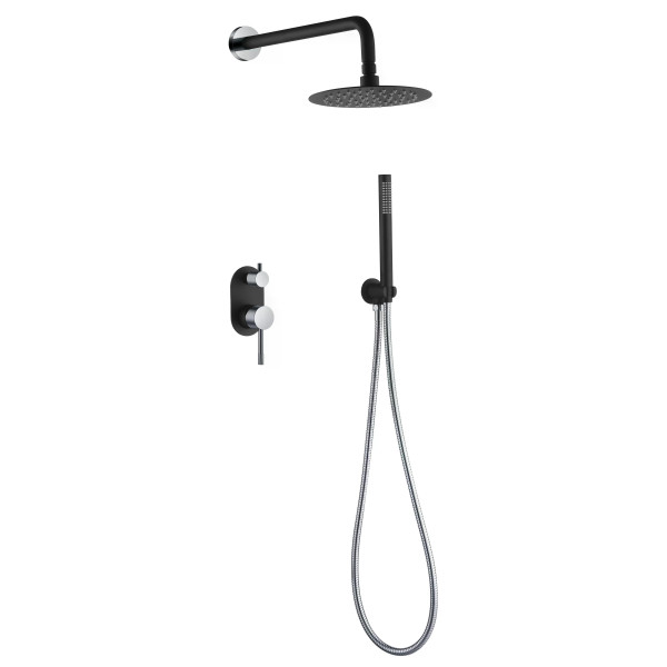 Душевая система Boheme Uno B (черный) (464-BCR) Душевая система Boheme Uno B (черный) (464-BCR)