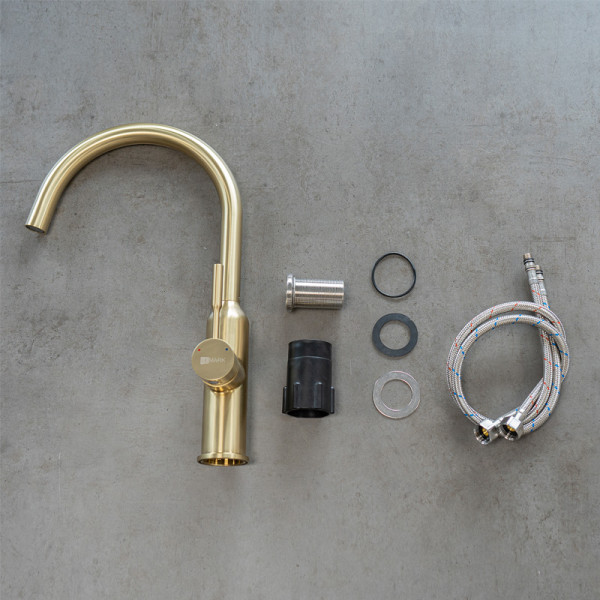 Смеситель для кухни Lemark Expert золотой (LM5079LGN) Смеситель для кухни Lemark Expert золотой (LM5079LGN)