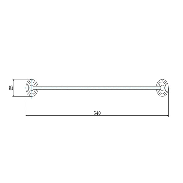 Полотенцержатель Fashun 500 хром (A1501-1) Полотенцержатель Fashun 500 хром (A1501-1)
