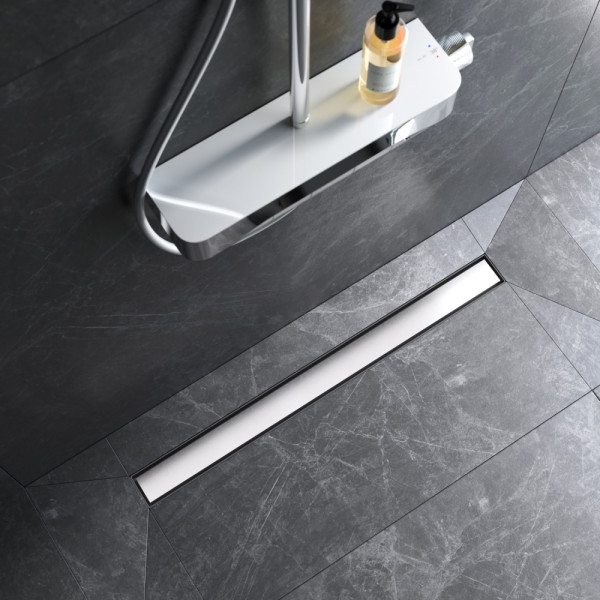 Душевой лоток AM.PM MasterFlow линейный универс затвор Tile 80 см сталь мат (W01SC-U11-080-04SB) Душевой лоток AM.PM MasterFlow линейный универс затвор Tile 80 см сталь мат (W01SC-U11-080-04SB)