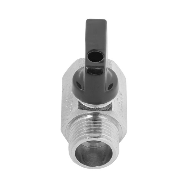 Кран 1/2" ВН шаровый мини Vieir (чёрный флажок) (VR171) Кран 1/2" ВН шаровый мини Vieir (чёрный флажок) (VR171)