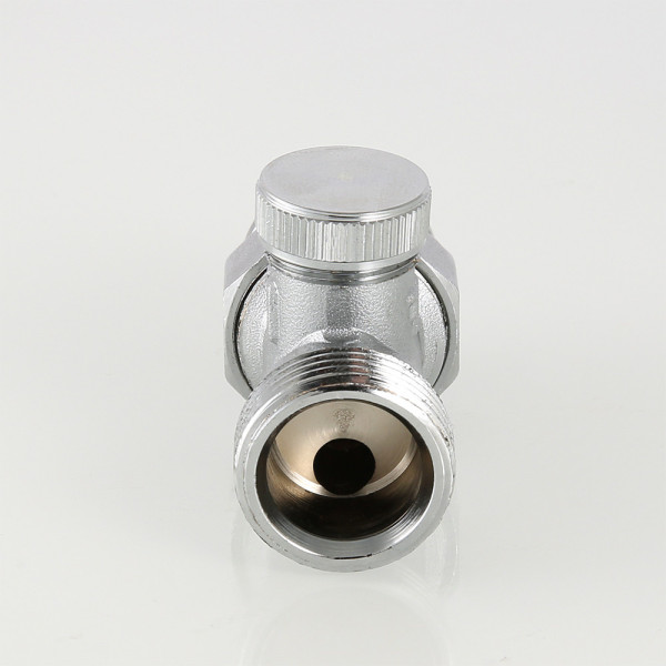 Клапан настроечный прямой 1/2"*3/4"(18) евроконус Valtec VT.020.NER (с уплотн. кольцом) (VT.020.NER.04)