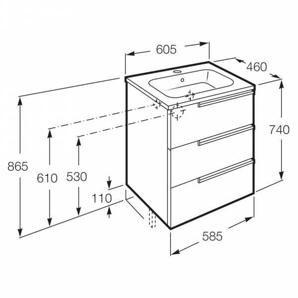 Тумба напольная Roca Victoria Nord Ice Edition 586x450x735 белый (Z.RU93.0.283.4) Тумба напольная Roca Victoria Nord Ice Edition 586x450x735 белый (Z.RU93.0.283.4)
