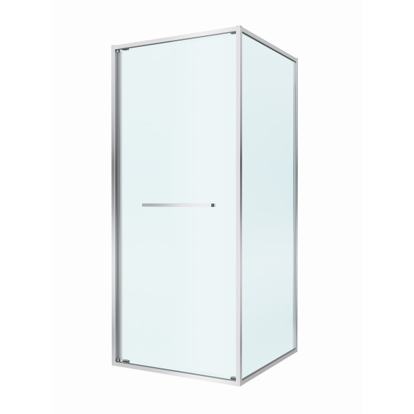 Душевой уголок Cezares Lux 100x100x195 стекло прозрачное, профиль хром (LUX-A-FS-1-100-C-CR)