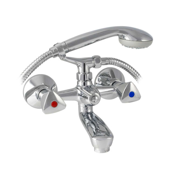 Смеситель для ванны и душа Mofem Evrosztar 202 E с лейкой Basic (141-0094-01)