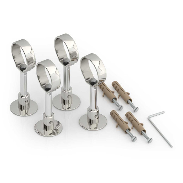 Полотенцесушитель электрический Стилье МS-образный 700x500 (64 Вт), хром (00504-7050) Полотенцесушитель электрический Стилье МS-образный 700x500 (64 Вт), хром (00504-7050)