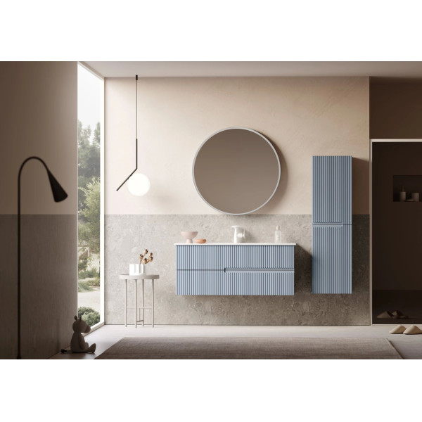 Зеркало с подсветкой Orka Moonlight 750x750 голубой матовый (3001335)