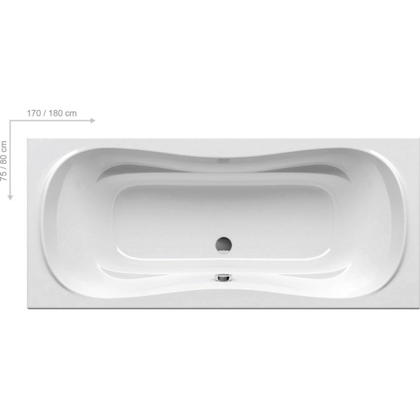 Ванна акриловая Ravak Campanula II 180х80 без гидромассажа (CB21000000) Ванна акриловая Ravak Campanula II 180х80 без гидромассажа (CB21000000)