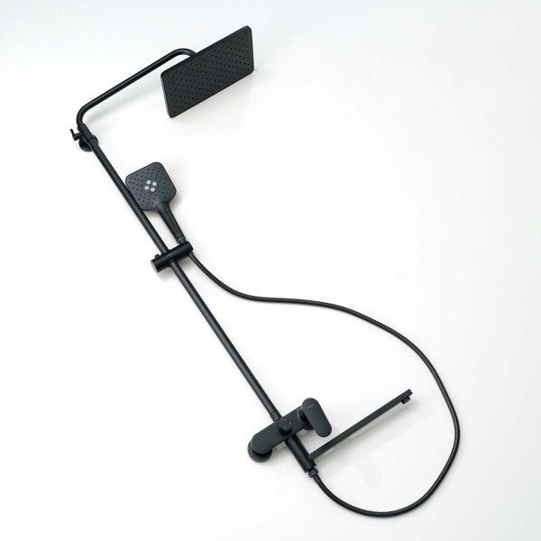 Душевая система Aquatek Ника черный матовый (AQ2840MB)