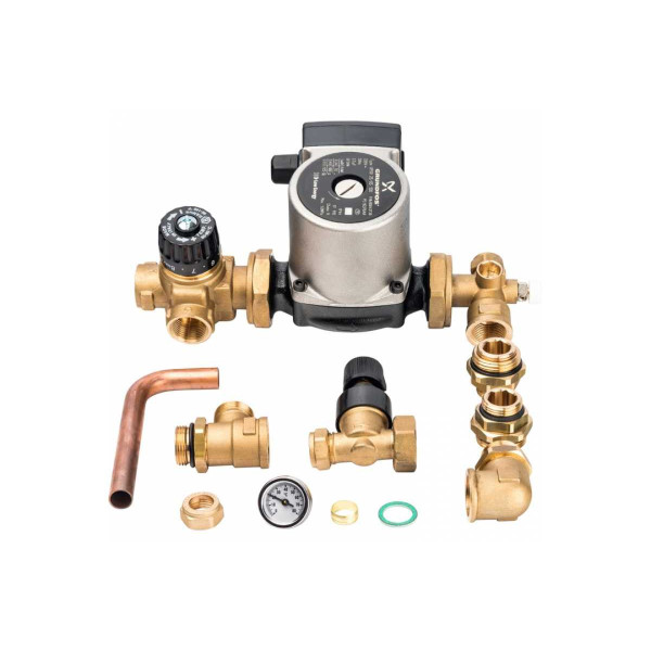 Модуль подмешивающий Stout с термостатическим клапаном и байпасом (Grundfos UPSO 25-65 130) (SDG-0120-002002) Модуль подмешивающий Stout с термостатическим клапаном и байпасом (Grundfos UPSO 25-65 130) (SDG-0120-002002)