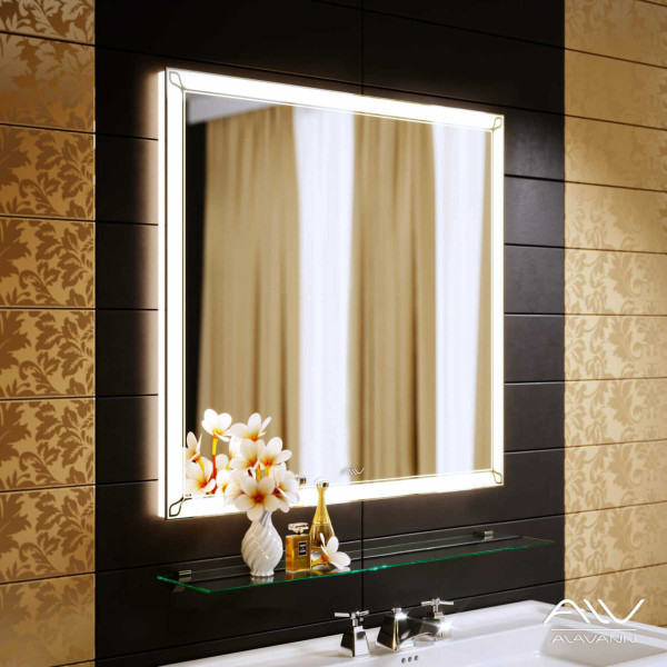 Зеркало с подсветкой Alavann Retro 70