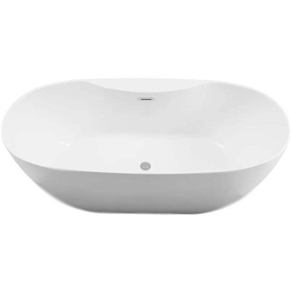 Ванна акриловая Aquatek Аполо 1700x780x600 со сливом и ножками белый глянцевый (AQ-1155778)