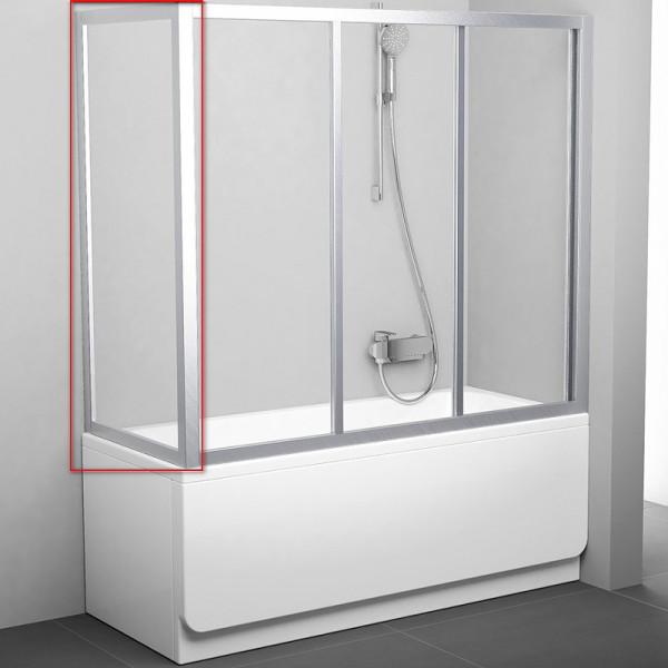 Душевое ограждение Ravak Supernova APSV 80 80x137 стекло, профиль сатин (95040U02Z1)