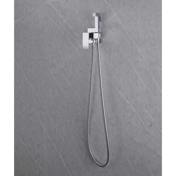 Смеситель с гигиеническим душем Abber Wasserfall хром (AF8625)