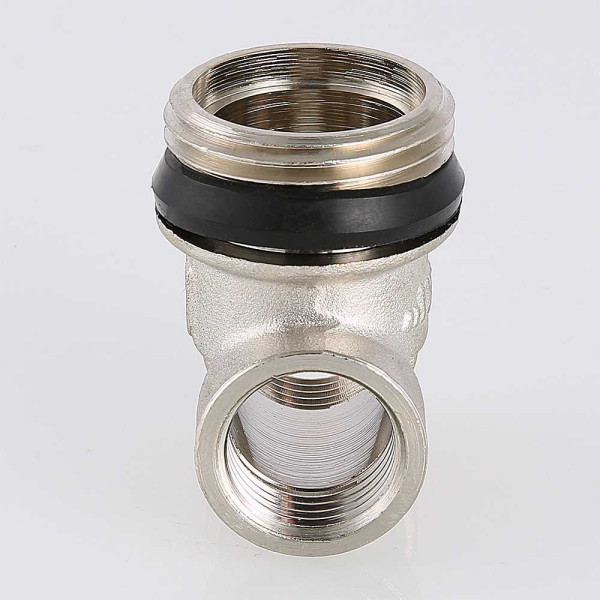 Тройник коллекторный Valtec 1"*1/2"*1/2" никель (VTc.530.N.060404) Тройник коллекторный Valtec 1"*1/2"*1/2" никель (VTc.530.N.060404)