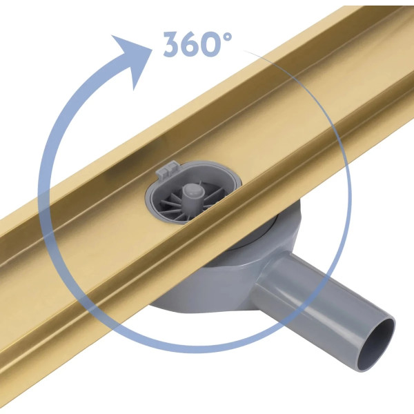 Лоток душевой Rea Neox pro 700 gold mat золото матовое (REA-G2702)