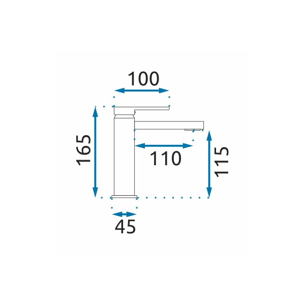 Смеситель для раковины REA Verso gold mat (REA-B6555) Смеситель для раковины REA Verso gold mat (REA-B6555)