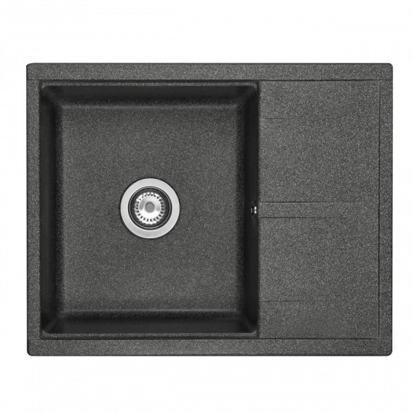 Мойка для кухни врезная Aquaton Делия 65 516x650x218 графит (1.A718.6.32D.E21.0)
