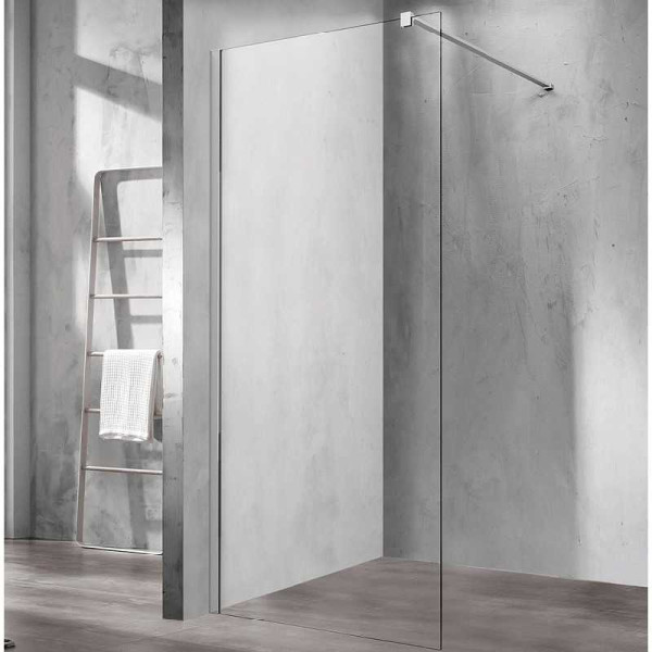 Душевая перегородка Vincea Walk-In VPW-1H 800х2000 стекло прозрачное, профиль хром (VSW-1H800CL)