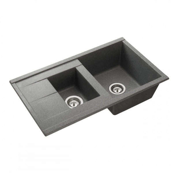 Мойка для кухни врезная Aquaton Делия 87 510x870x218 серый (1.A716.2.32D.E23.0) Мойка для кухни врезная Aquaton Делия 87 510x870x218 серый (1.A716.2.32D.E23.0)