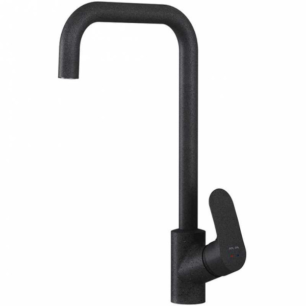 Смеситель для кухни AM.PM Like G-образный излив, черный (F8006022)
