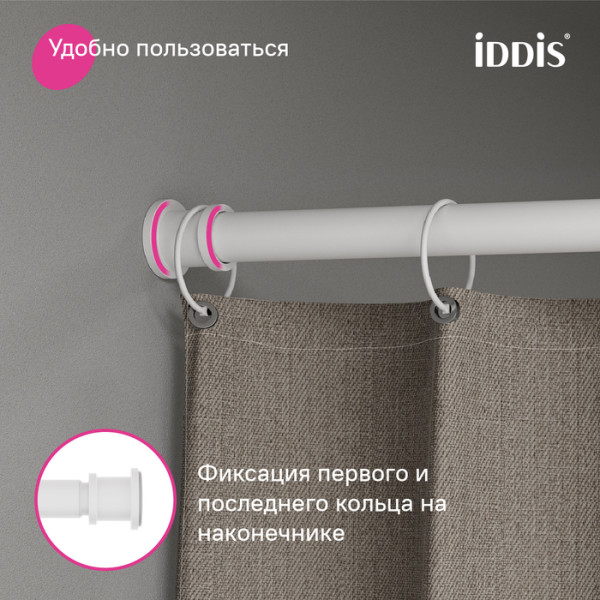 Карнизы для ванны Iddis Elegante 110-200 см белый (RSW0120i14) Карнизы для ванны Iddis Elegante 110-200 см белый (RSW0120i14)