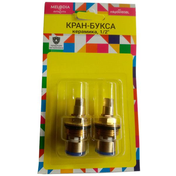 Кран-букса Melodia керамика 1/2" квадрат 7мм (поворот 90град.) 2 шт/уп (МКР06985BL) Кран-букса Melodia керамика 1/2" квадрат 7мм (поворот 90град.) 2 шт/уп (МКР06985BL)