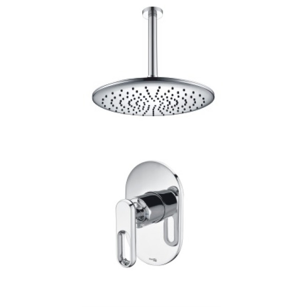Встраиваемый комплект для душа WasserKRAFT A12830 с верхней душевой насадкой Встраиваемый комплект для душа WasserKRAFT A12830 с верхней душевой насадкой