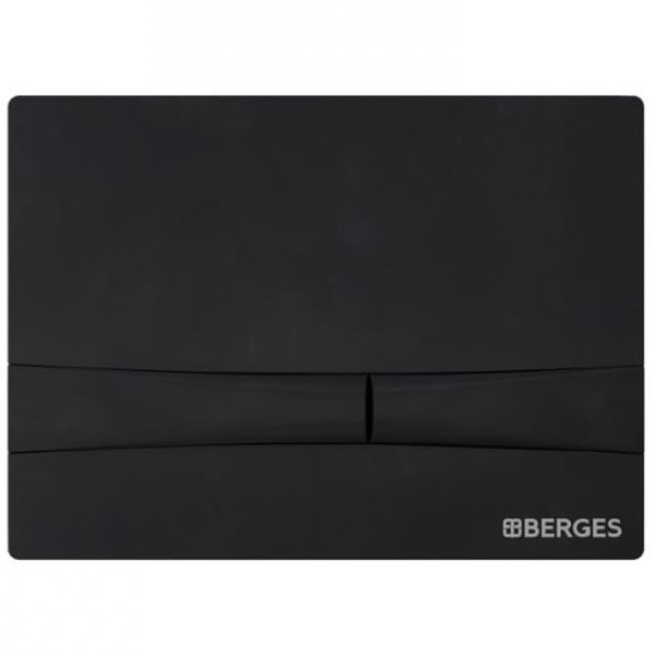 Комплект инсталляция с унитазом Berges Novum c с кнопкой F5 черная SoftTouch, унитаз Strati Rimless, сидение Strati Slim SO (042451)