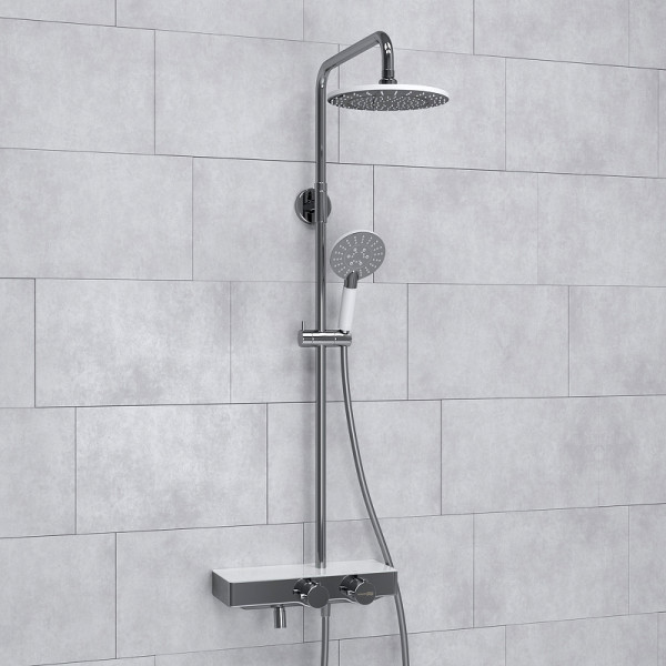 Душевая система WasserKRAFT белый (A113.067.058.CH Thermo)