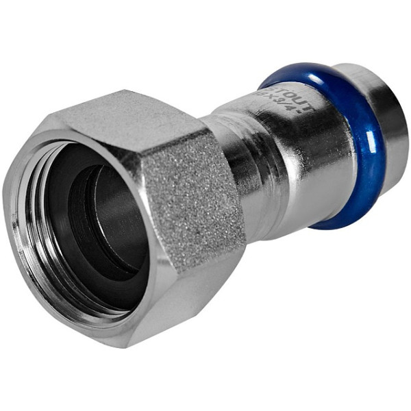 Переход 18х3/4"B с накидной гайкой Stout SSS-2026 ВПр-ВР (нерж.ст., пресс) SSS-2026-001834 Переход 18х3/4"B с накидной гайкой Stout SSS-2026 ВПр-ВР (нерж.ст., пресс) SSS-2026-001834