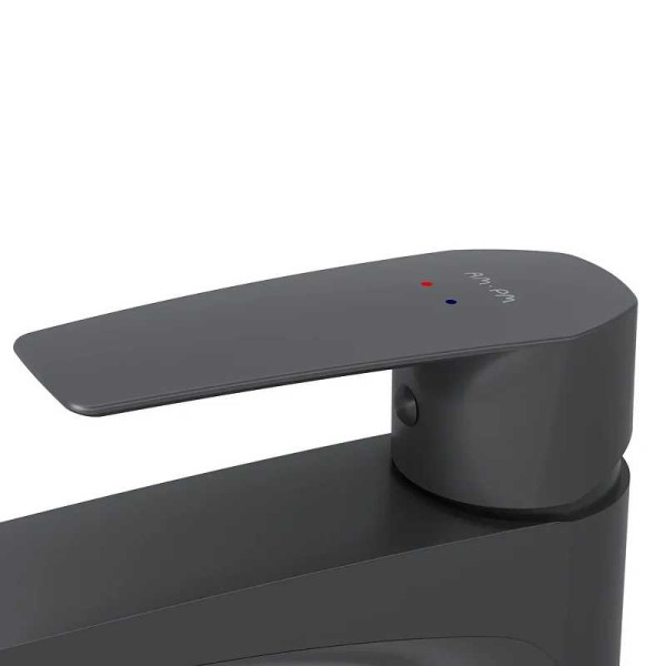 Смеситель для раковины AM.PM Gem высокий, черный (F90A92022)