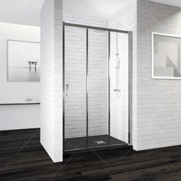 Душевая дверь RGW Passage 130x195 стекло прозрачное, профиль хром (06081313-11) Душевая дверь RGW Passage 130x195 стекло прозрачное, профиль хром (06081313-11)