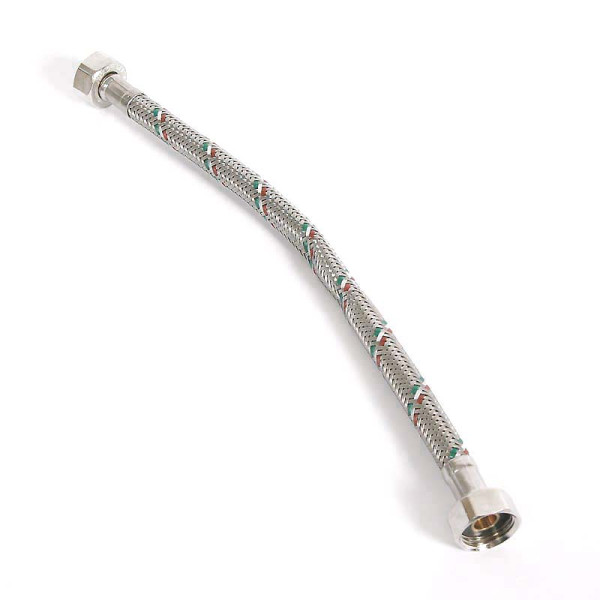 Подводка гибкая Uni-Fitt 300 мм 1/2" ВВ DN 8 оплётка из нерж. стали (500S2003)