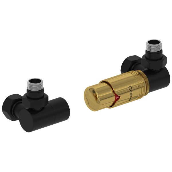 Терморегулятор автоматический Сунержа 1/2"х3/4" НР/НГ 3D правый, набор, матовый черный - золото (31-1422-6207) Терморегулятор автоматический Сунержа 1/2"х3/4" НР/НГ 3D правый, набор, матовый черный - золото (31-1422-6207)
