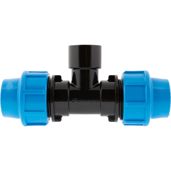 Тройник 25*3/4"В*25 Джилекс (для п/э трубы, PP) (9425)