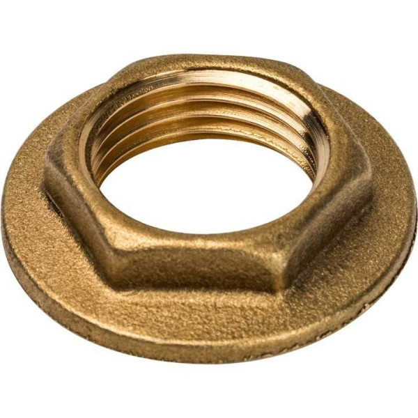Контргайка с упором 1/2" Stout (латунь) SFT-0023-000012