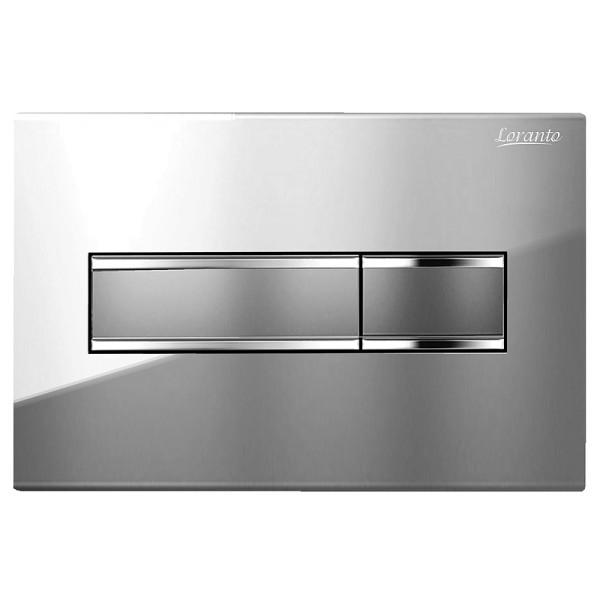 Клавиша смывная Loranto Prestige хром глянцевый (7522) Клавиша смывная Loranto Prestige хром глянцевый (7522)