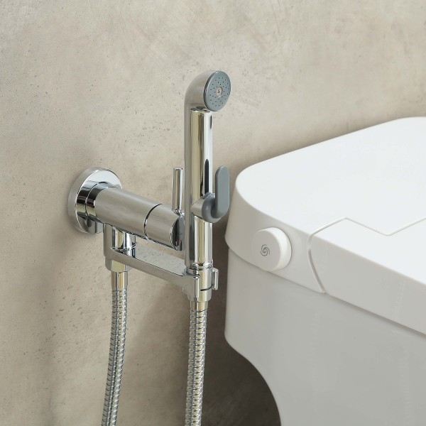 Смеситель с гигиеническим душем Aquatek Ника хром (AQ1819CR)